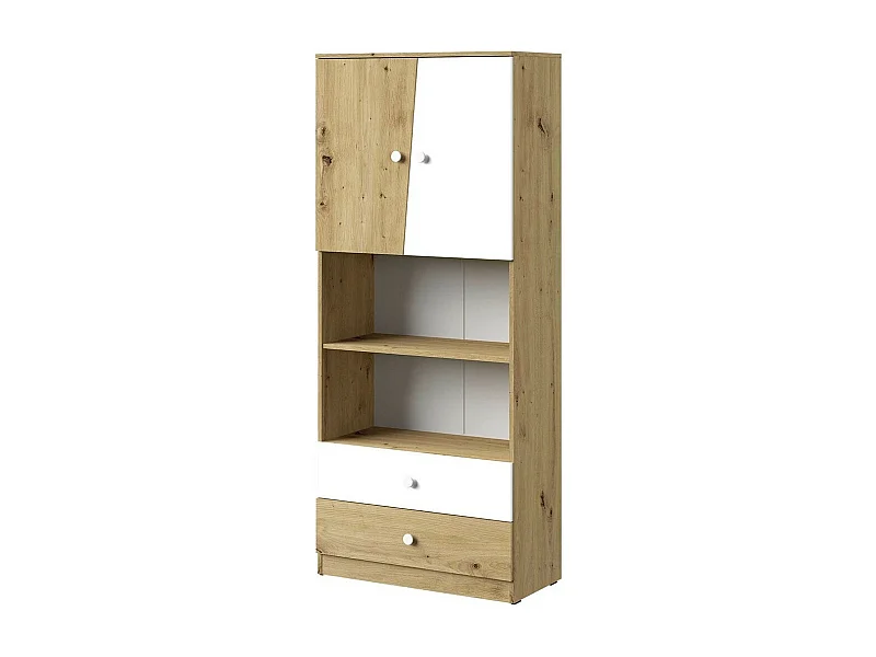 Estante Almira 103, Com gavetas, Placa de aglomerado laminado