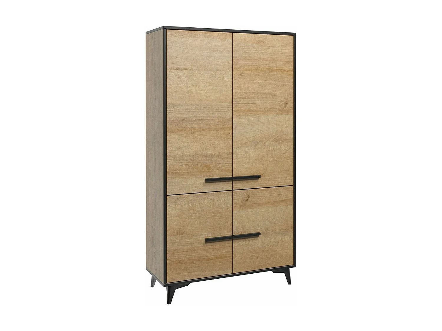 Étagère Avimora 104, Avec des portes|Fermé, Stratifié, Le nombre de portes: 4, 185x91cm