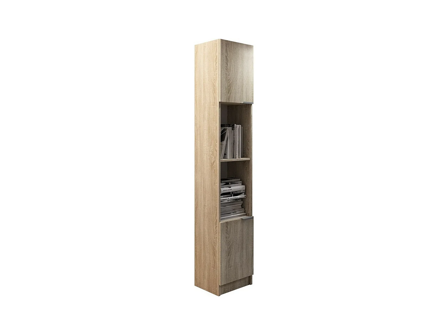 Scaffale Dover 112, Con porte, Truciolare laminato, Il numero di porte: 2.00, 183x32x29cm