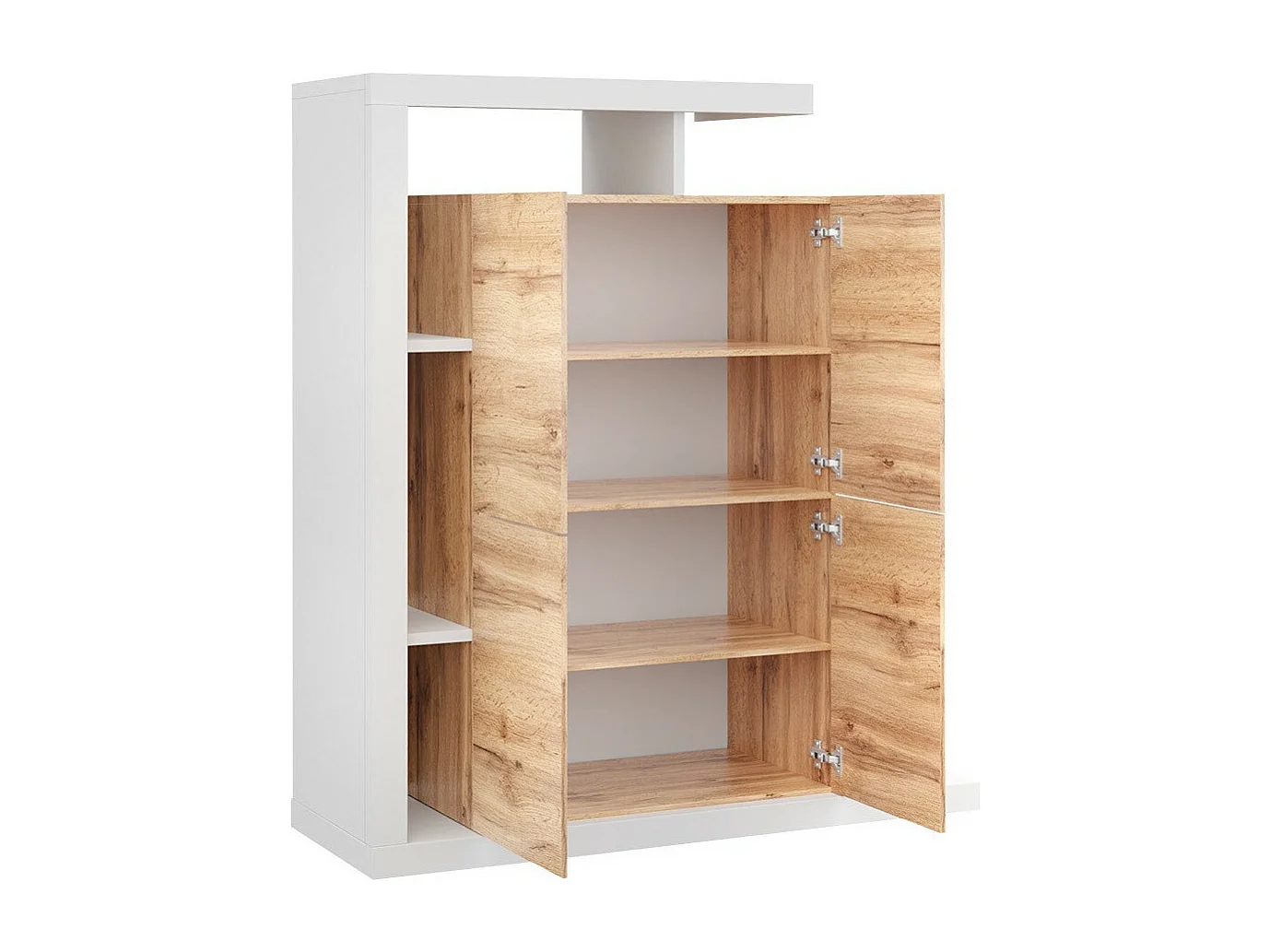 Scaffale Utica 113, Con porte|Chiuso, Truciolare laminato, Il numero di porte: 2.00, 40cm