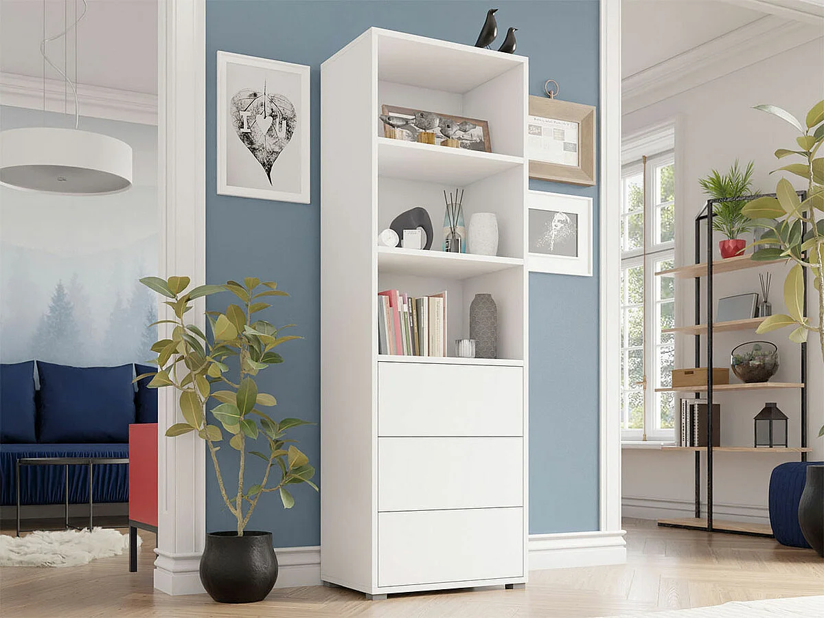 Estante Comfivo Fersoe 105, Com gavetas, Placa de aglomerado laminado