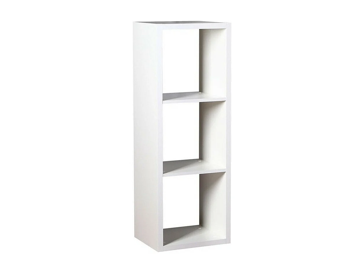 Étagère Levnova 100, Ouvert sans paroi d'extrémité, Stratifié, 114x41x33cm, Blanc