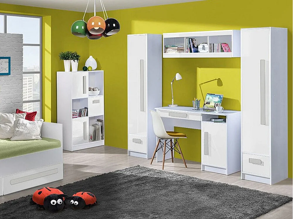 Étagère Merevari 105, Fermé|Avec tiroirs|Avec des portes, Stratifié, Nombre de tiroirs: 1