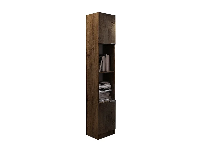 Étagère Dover 112, Avec des portes, Stratifié, Le nombre de portes: 2, 183x32x29cm