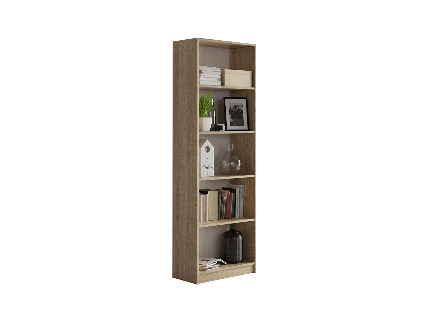 Estantería Comfivo 164, Abierto, Aglomerado laminado, 180x60x30cm