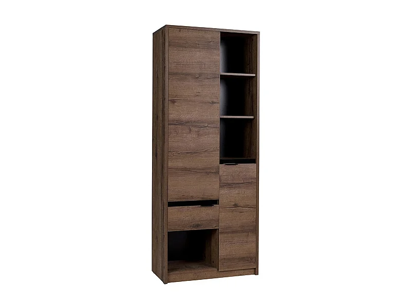 Estantería Fivelbo 107, Con puertas|Cerrable, Aglomerado laminado, Número de puertas: 2,
