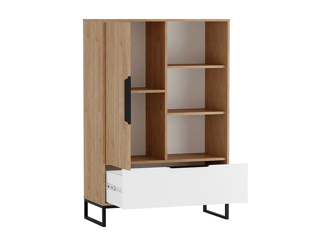 Estante Romcama 104, Com gavetas, Placa de aglomerado laminado