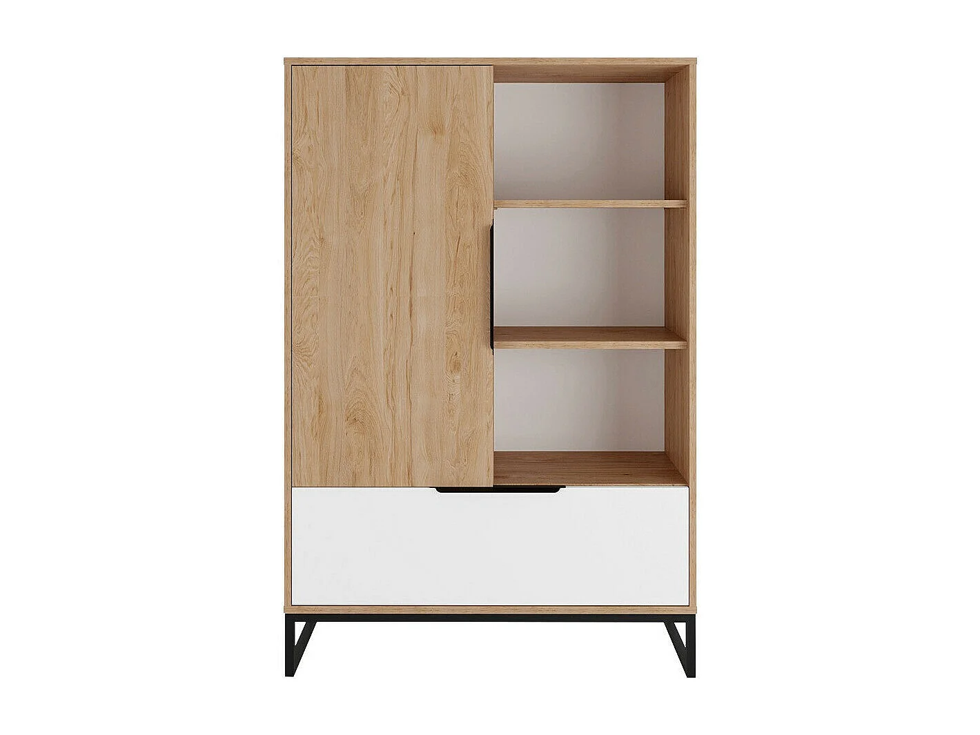 Estante Romcama 104, Com gavetas, Placa de aglomerado laminado