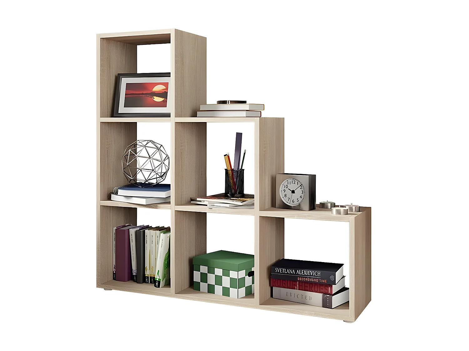 Estante Sarasota 110, Aberto sem a parte traseira, 108x105x33cm