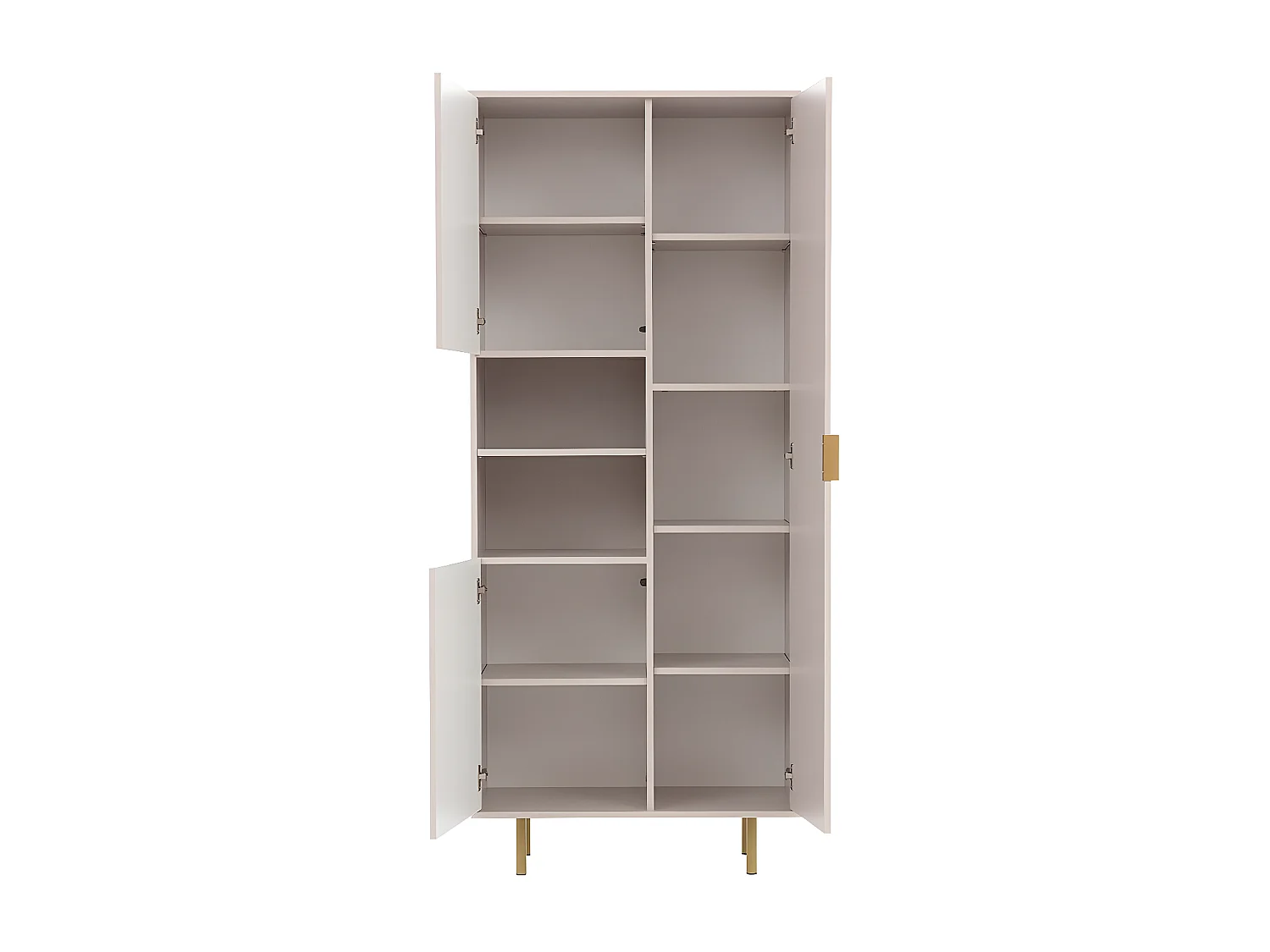 Estante Virdomi 104, Com portas, Placa de aglomerado laminado