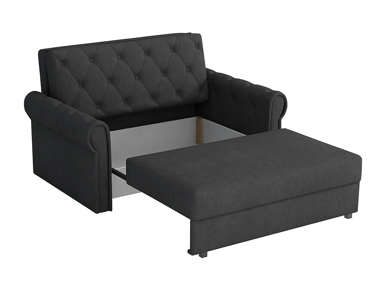 Canapé convertible Columbus 199, Disponible, 85x148x98cm, Mobilier déjà assemblé