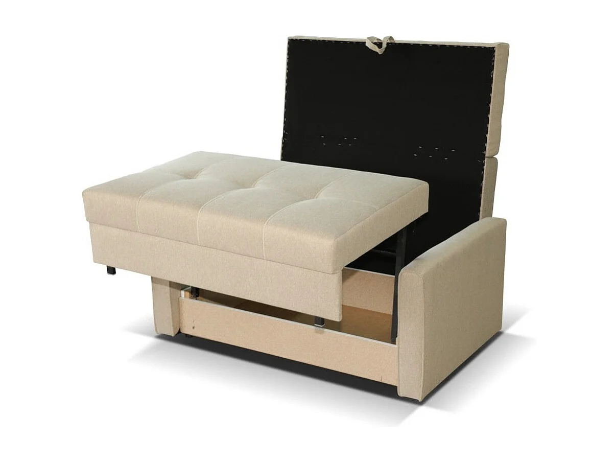 Sofá-cama Columbus 100, Cama com arrumação, 9x13x10cm