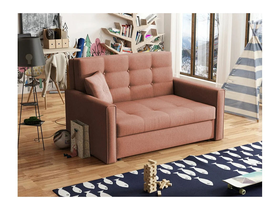 Canapé convertible Columbus 100, Boîte de literie, 85x133x98cm, Mobilier déjà assemblé