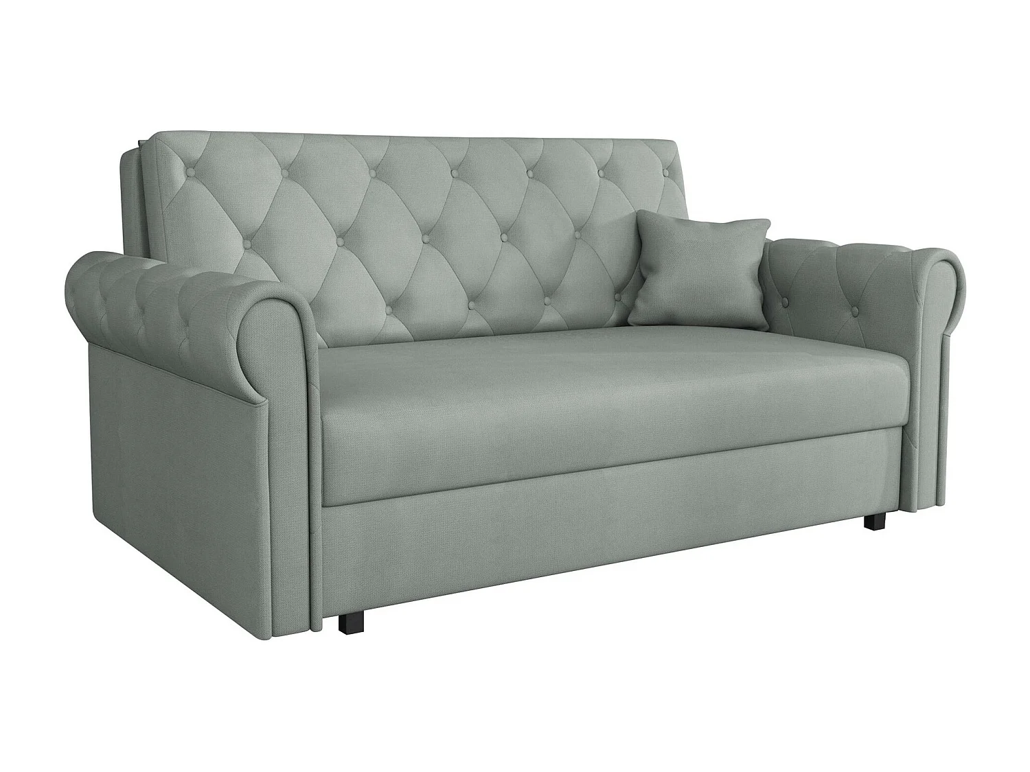 Canapé convertible Columbus 198, Disponible, 85x168x98cm, Mobilier déjà assemblé