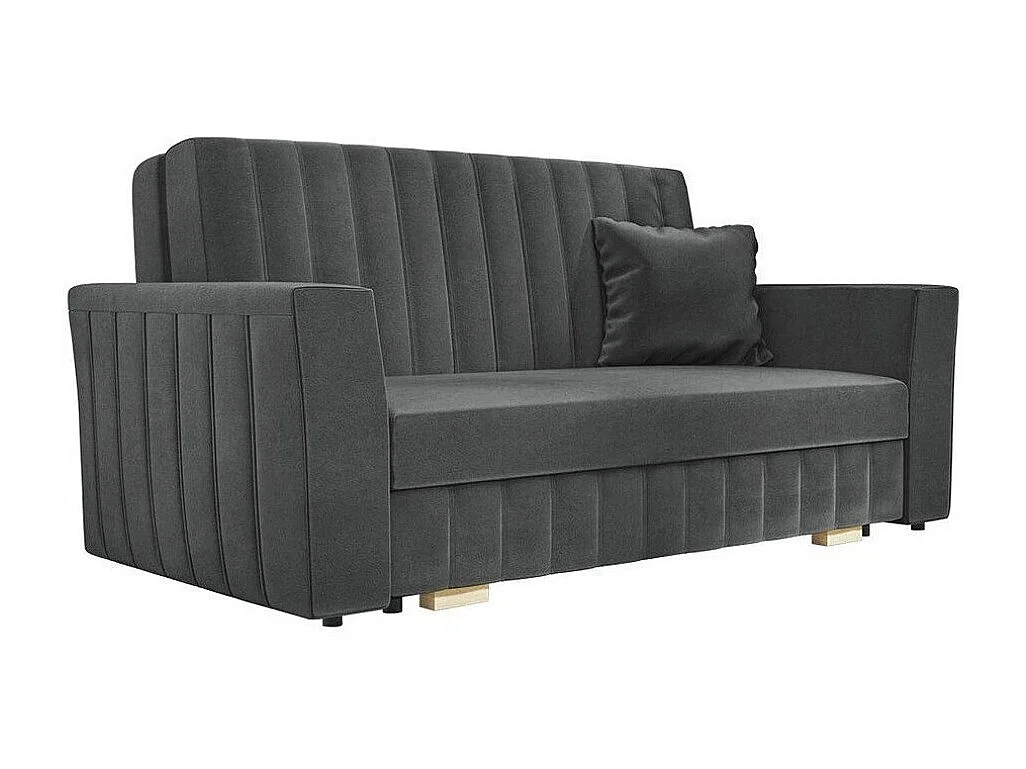 Canapé convertible Columbus 137, Boîte de literie, 83x160x98cm, Mobilier déjà assemblé