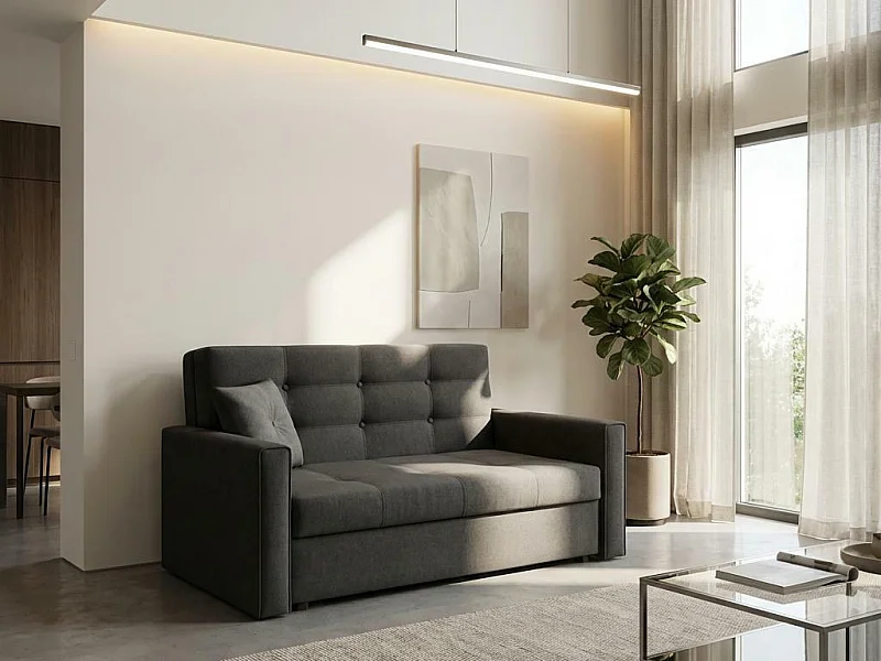 Canapé convertible Columbus 100, Disponible, 85x133x98cm, Mobilier déjà assemblé
