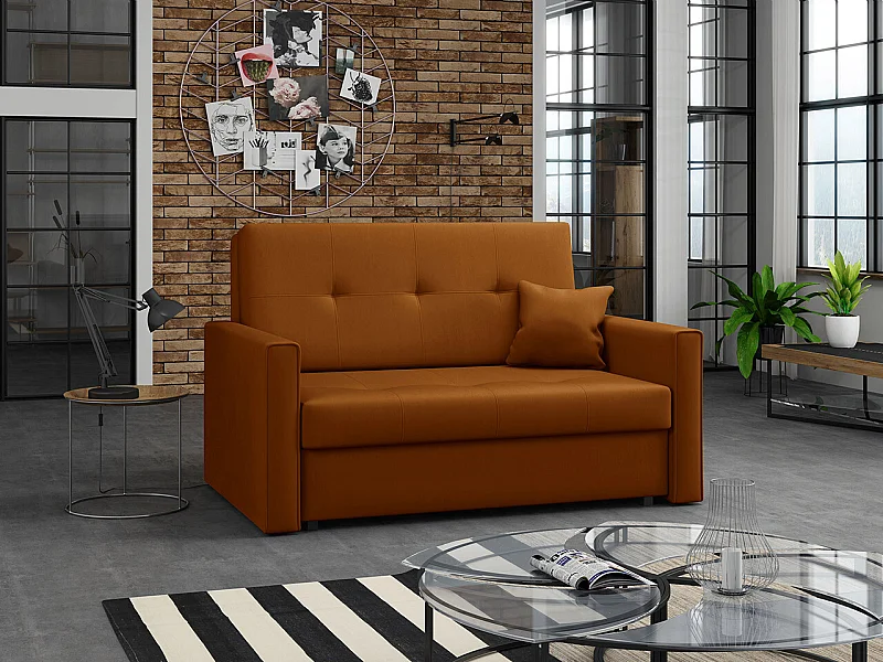 Canapé convertible Columbus 105, Disponible, 85x133x98cm, Mobilier déjà assemblé