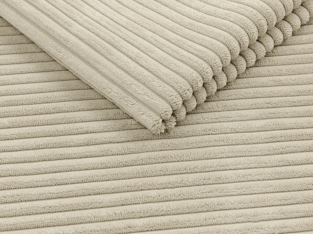 Canapé d'angle Comfivo Vinetum III, Crème, Disponible, 346x203x70cm