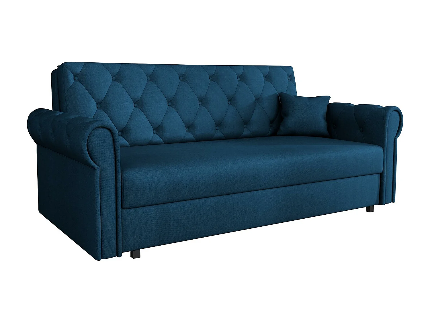 Sofá-cama Columbus 196, Almacenaje, 85x188x98cm, Muebles ya montados