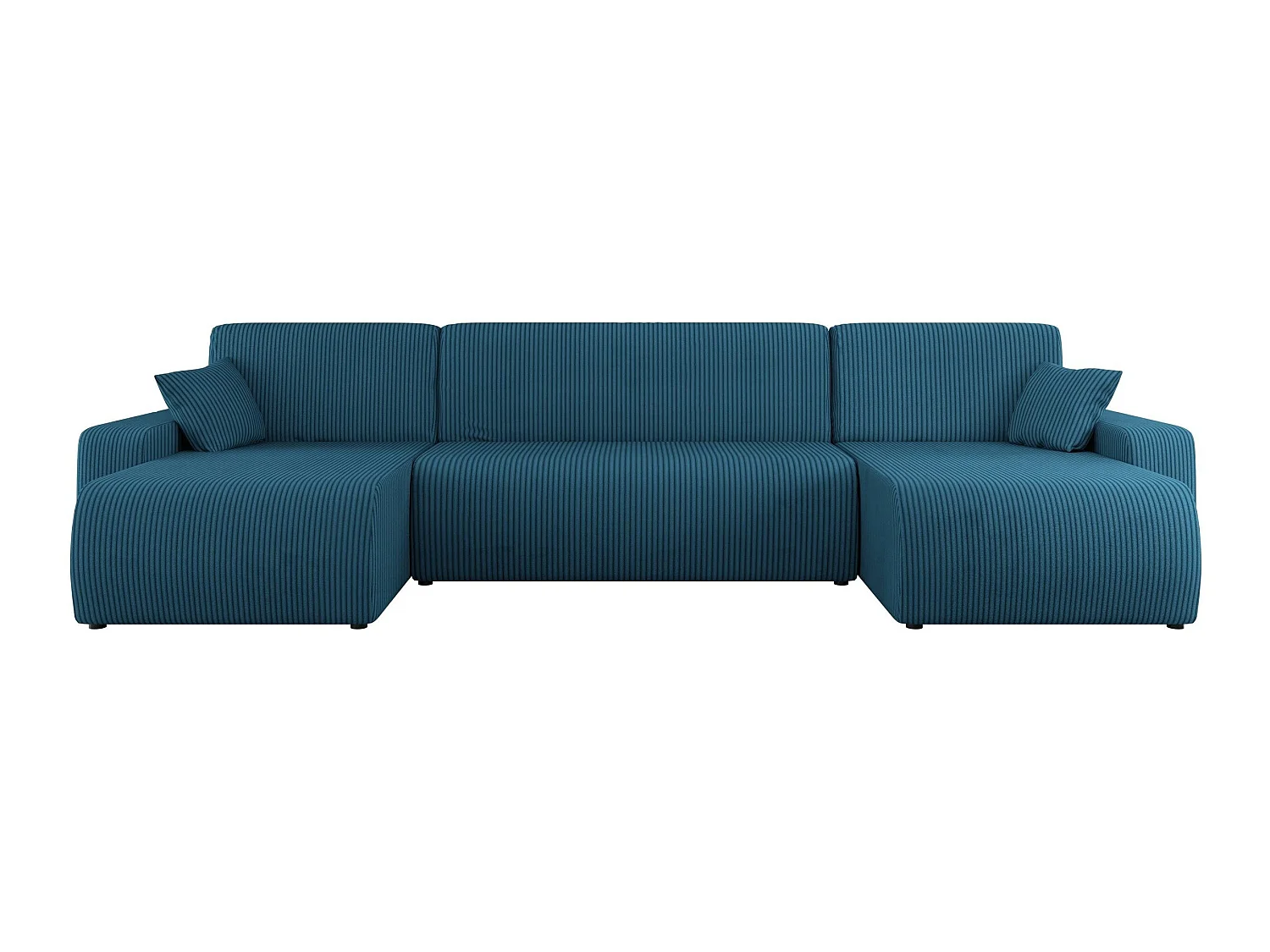 Sofá rinconero Doctral II, Azul, Función de descanso, Almacenaje
