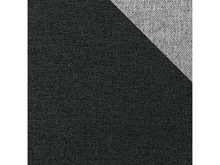 Canapé convertible clic-clac 2 places en tissu gris 95x200x90 cm