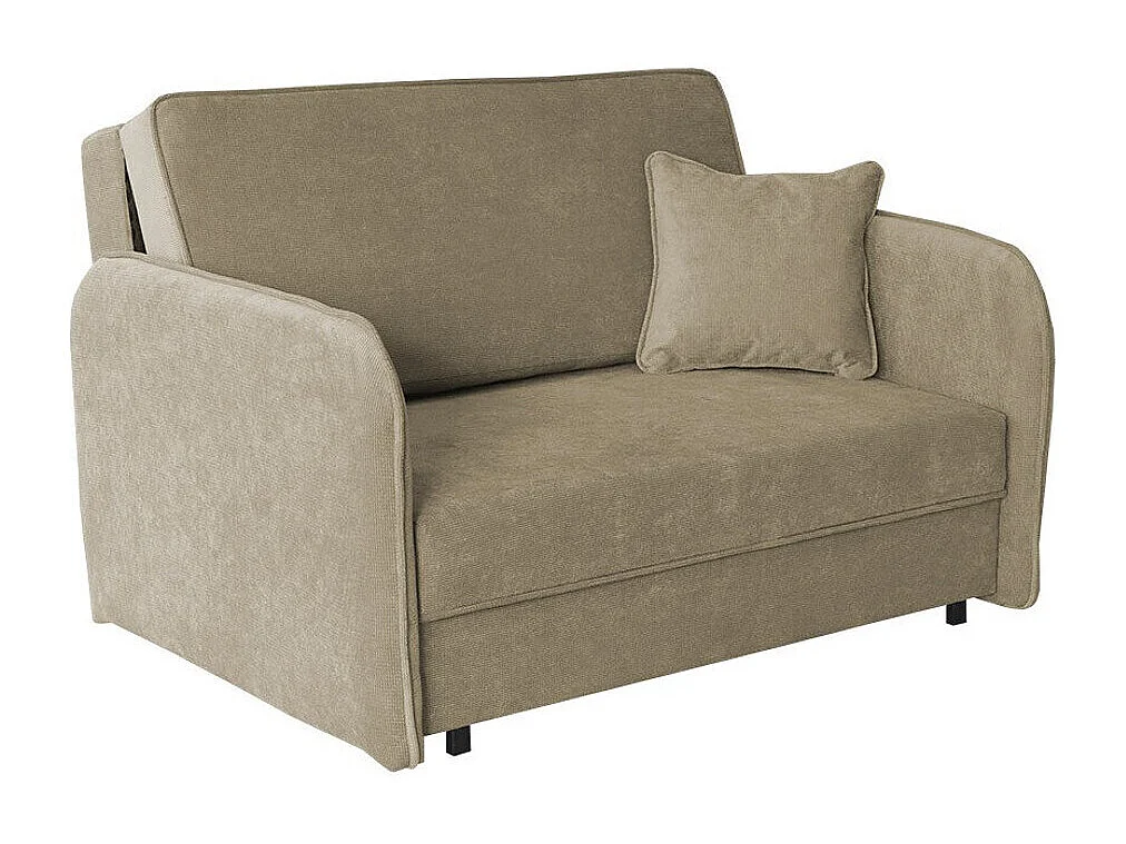 Canapé convertible Columbus 124, Disponible, 85x127x98cm, Mobilier déjà assemblé