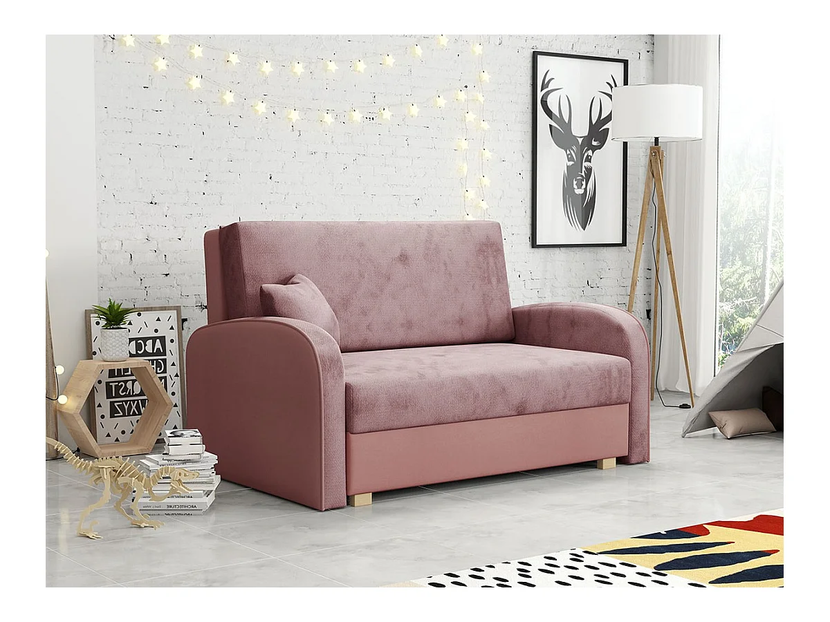 Canapé convertible Columbus 162, Boîte de literie, 85x133x98cm, Mobilier déjà assemblé