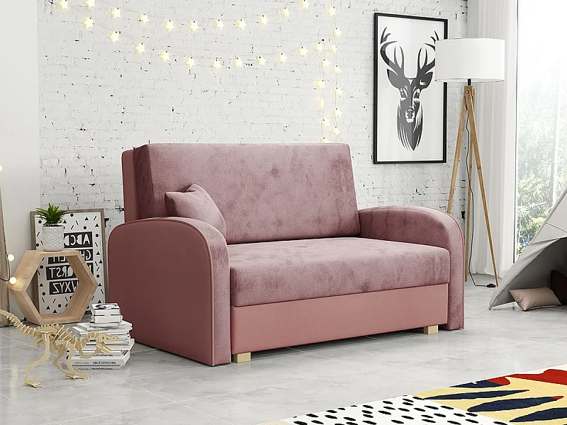Canapé convertible Columbus 162, Disponible, 85x133x98cm, Mobilier déjà assemblé