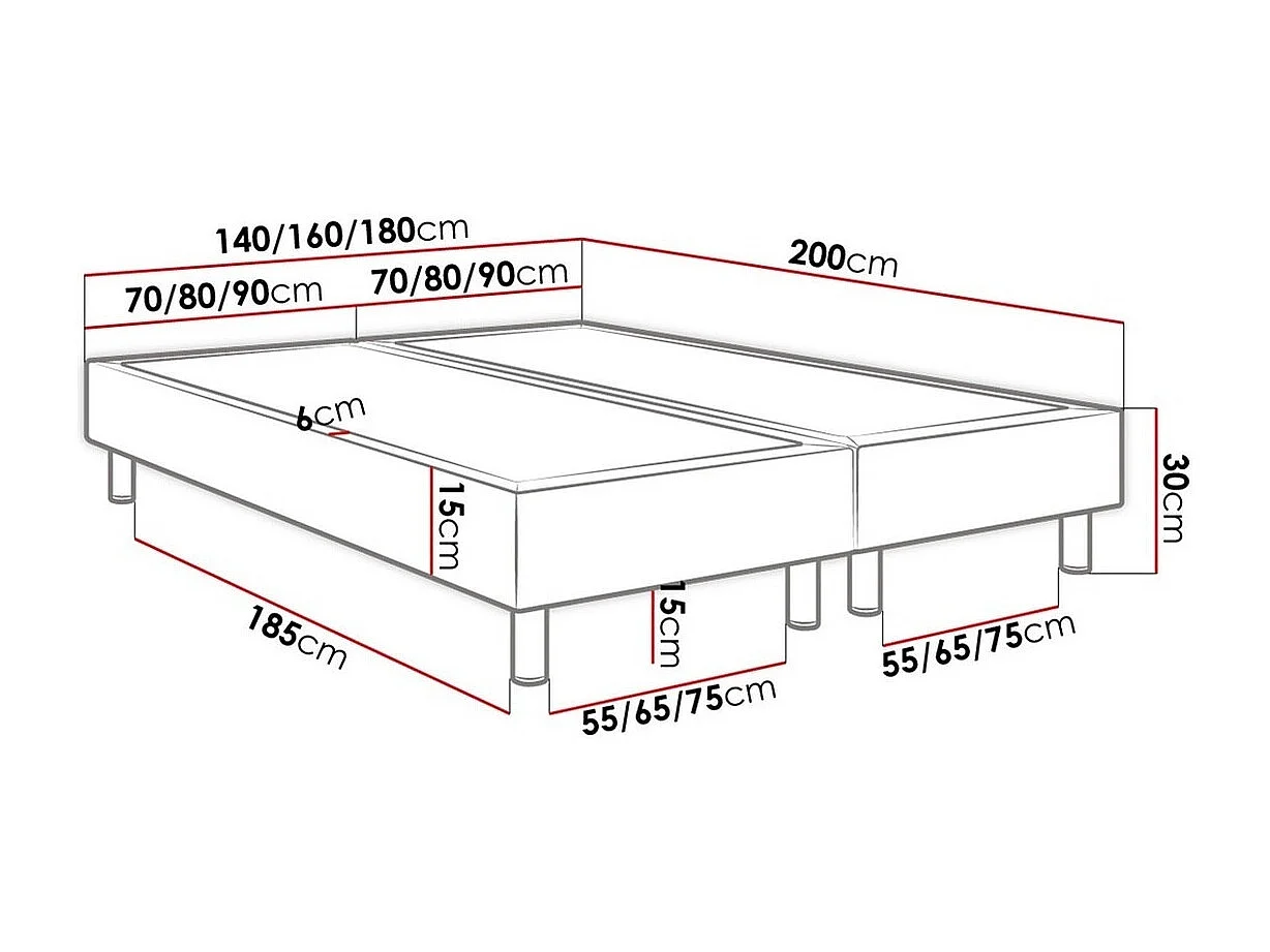 Cama continental Logan 101, Casal, Verde, Tecido, Estrados de cama