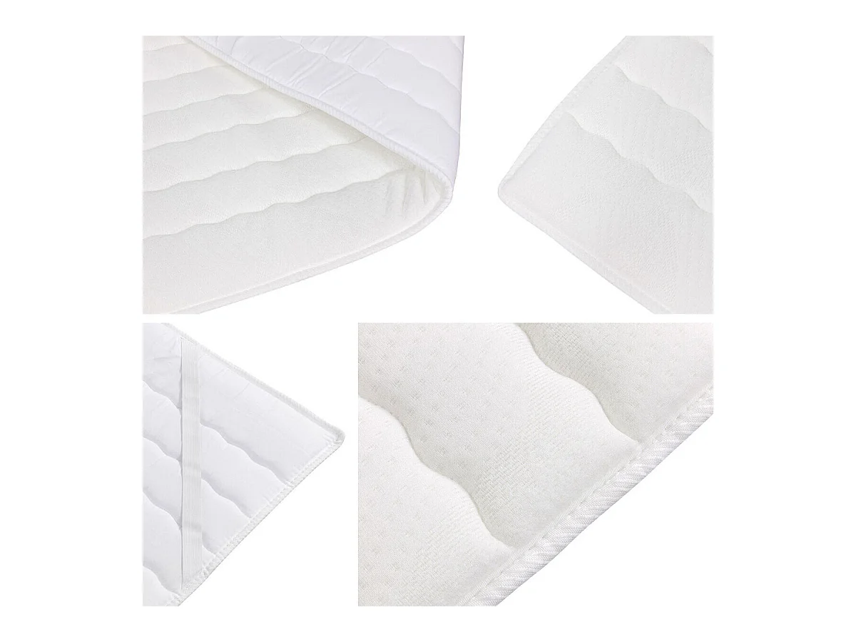 Lit continental Comfivo 196, Double, Continental, Vert, 180x200, Tapisserie, 183x206cm
