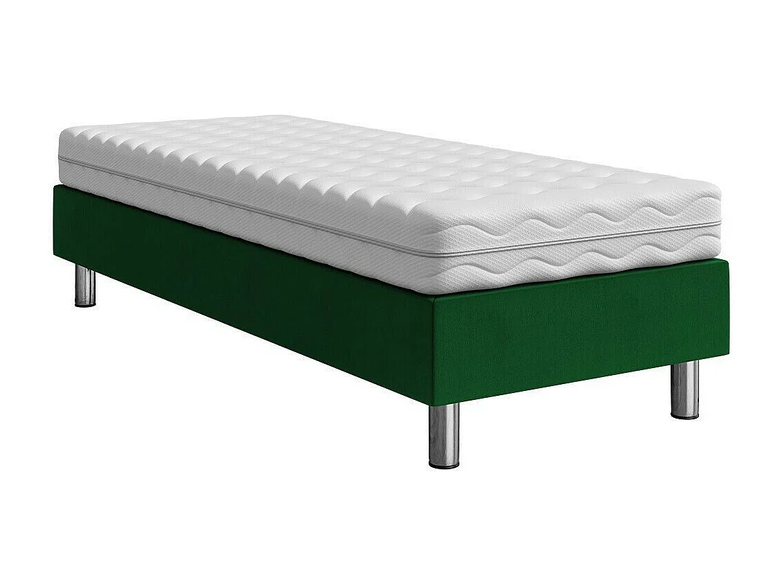 Cama continental Logan 101, Continental, Verde, Tecido, 12x20x5cm
