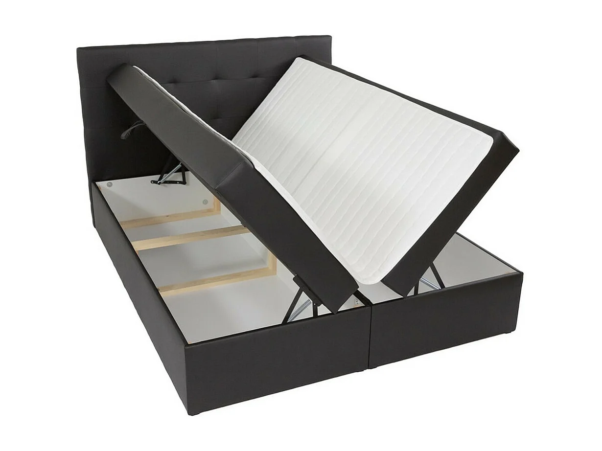 Cama continental Comfivo 196, Continental, Doble, Gris, 140x200, Tapiz, Somieres, 143cm