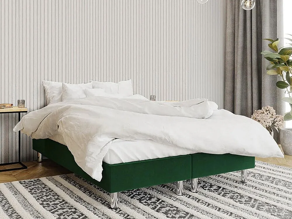 Cama continental Logan 101, Continental, Verde, Tecido, 16x20x5cm