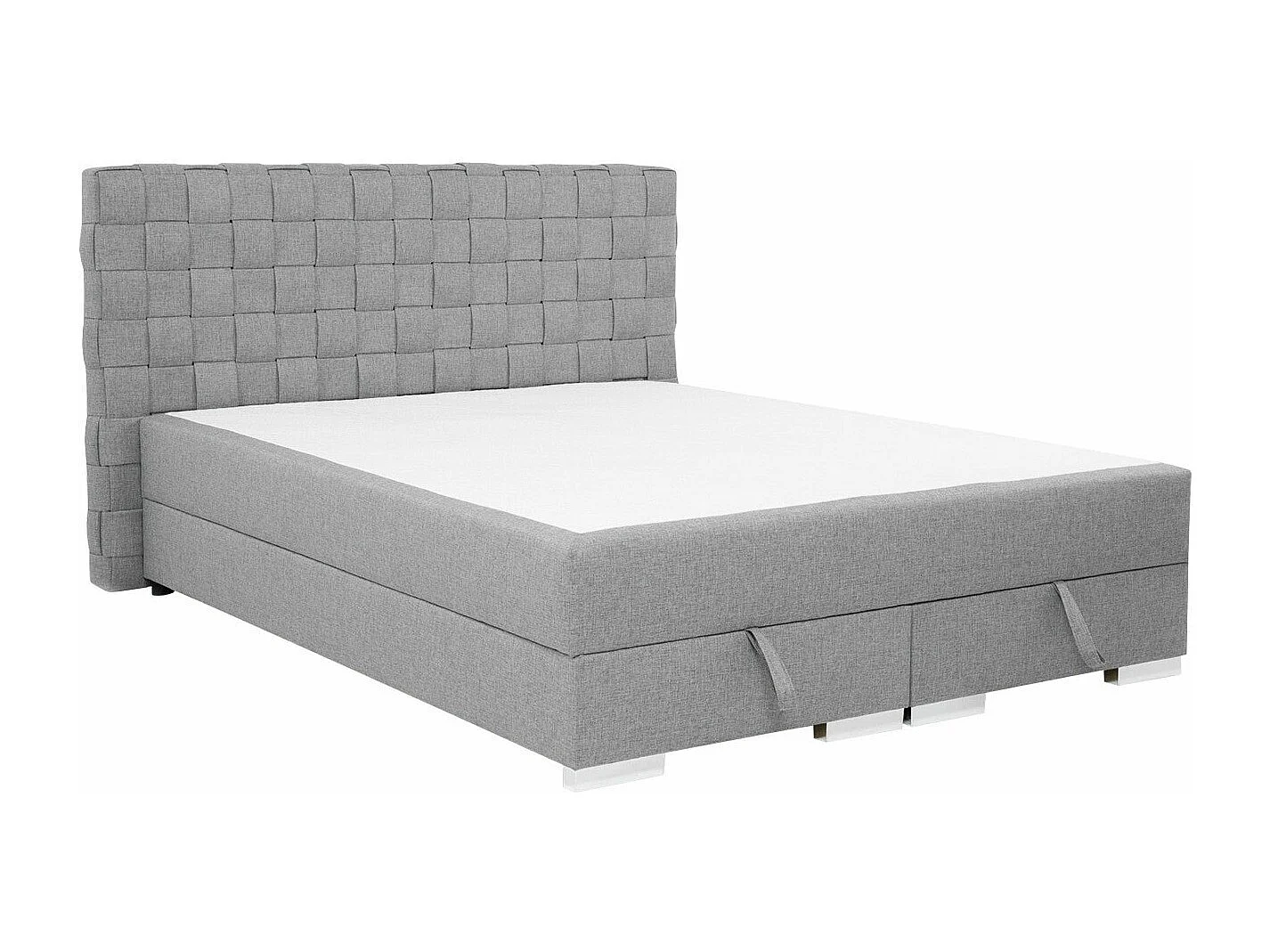 Letto continentale Florence 109, Doppio, Continentale, Grigio, 140x200, Arazzo, 140x214cm