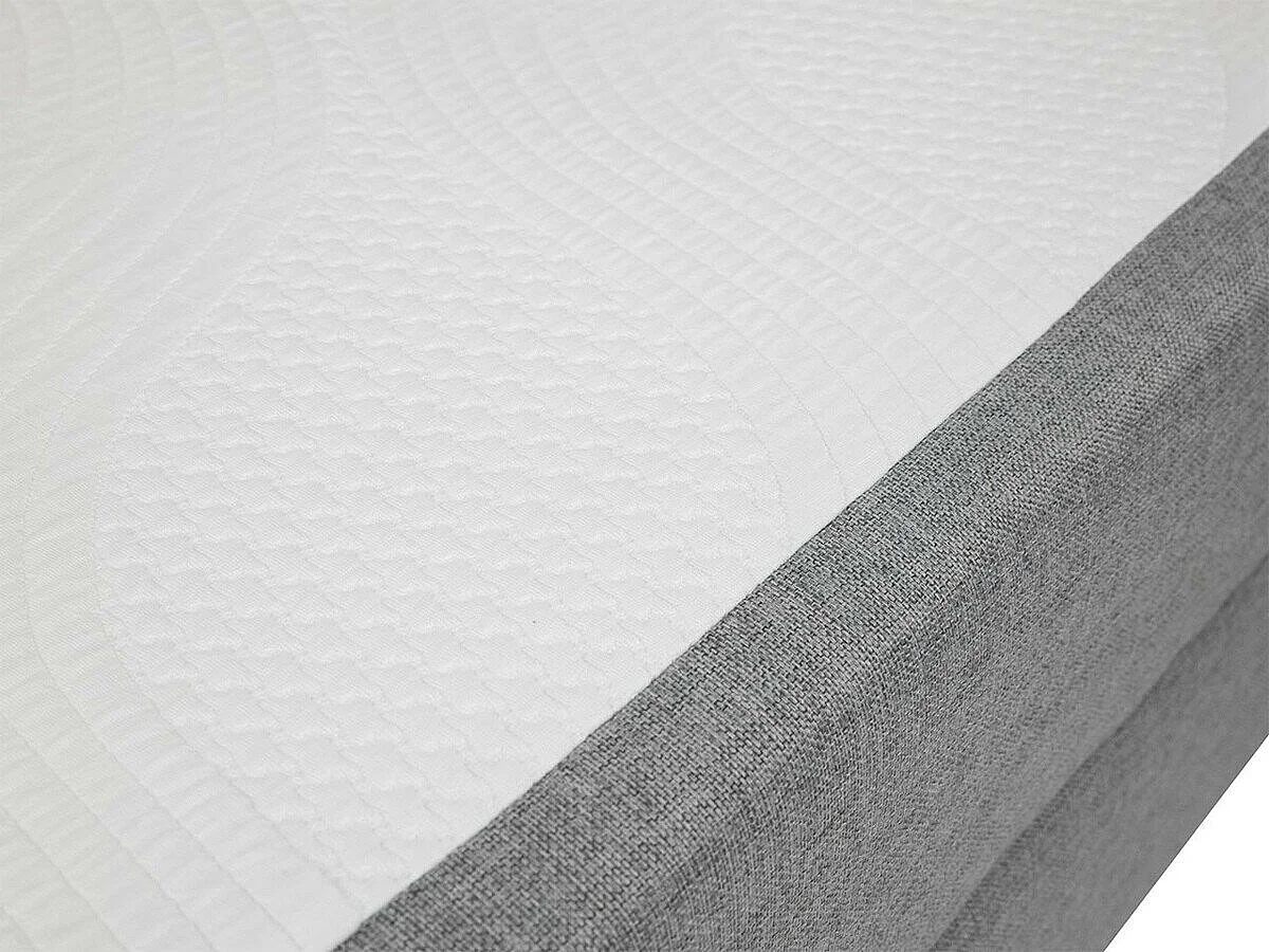 Letto continentale Florence 109, Doppio, Continentale, Grigio, 140x200, Arazzo, 140x214cm