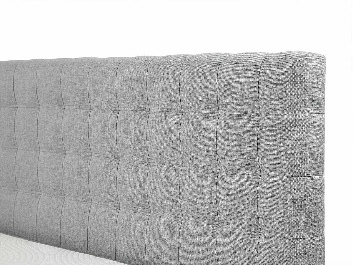 Cama continental Florence 108, Continental, Doble, Gris, 140x200, Tapiz, Somieres, 140cm