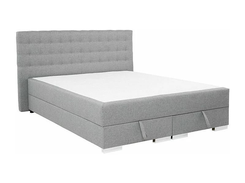 Cama continental Florence 108, Continental, Doble, Gris, 140x200, Tapiz, Somieres, 140cm