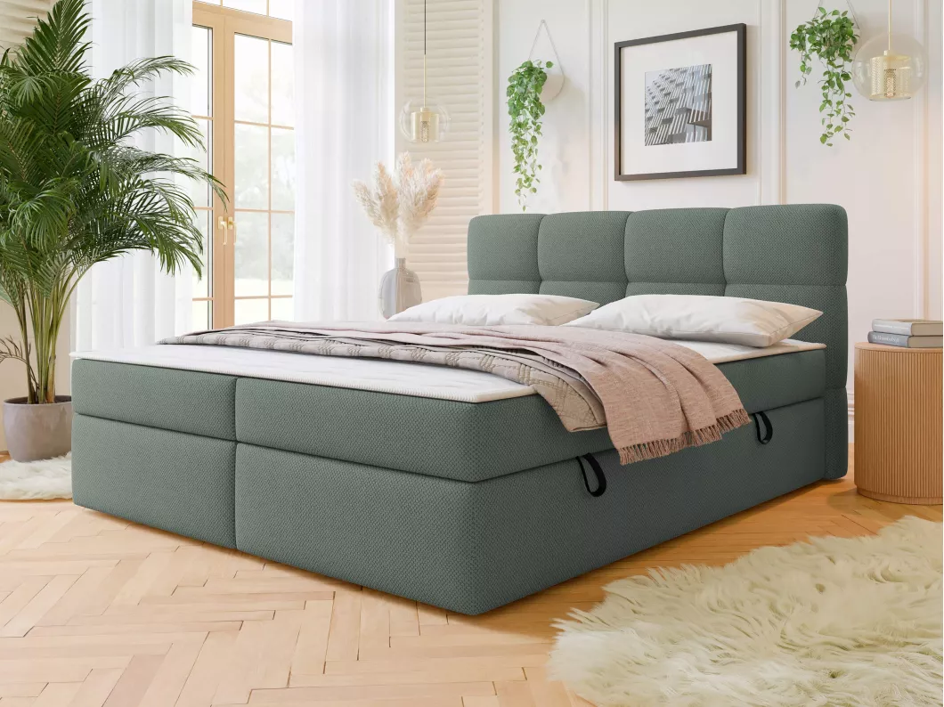 Kauf Unique Boxspringbett mit zwei Bettkästen - 160x200 cm - Curio 93 - Figaro