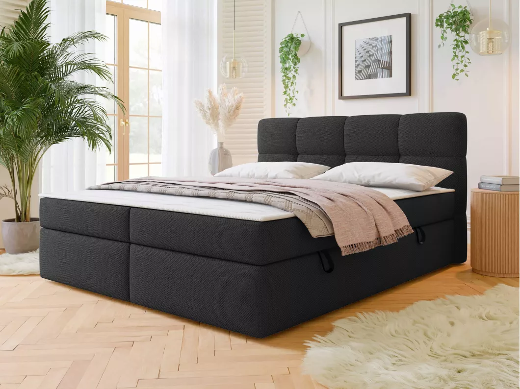 Kauf Unique Boxspringbett mit zwei Bettkästen - 180x200 cm - Curio 99 - Figaro