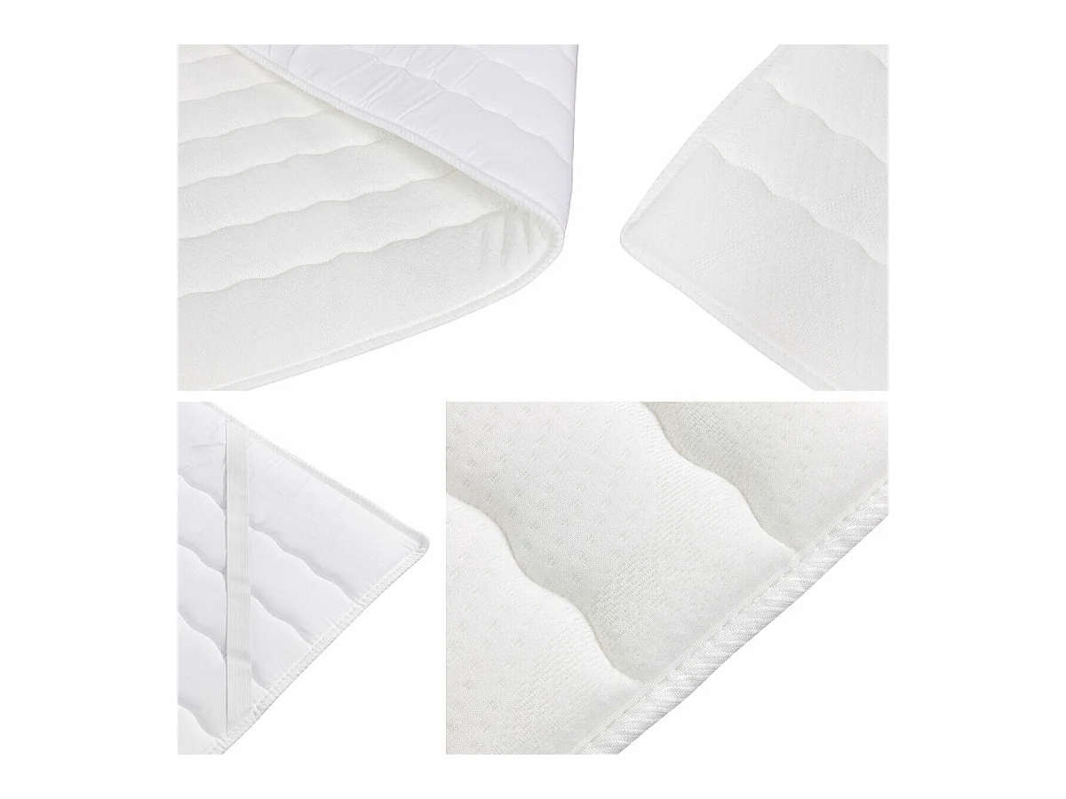 Cama continental Baltimore 147, Continental, Doble, De color marrón claro, 140x200, Tapiz