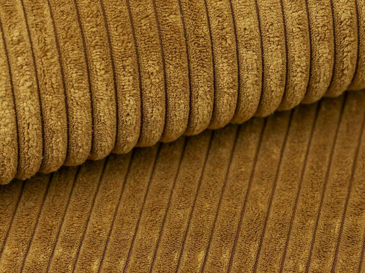 Sofá rinconero Memphis 138, Amarillo, Función de descanso, Almacenaje, 256x139x80cm