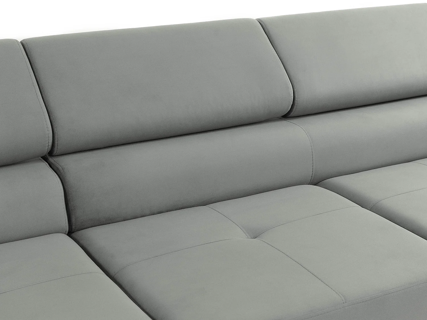 Canapé d'angle Comfivo Vinetum II, Gris clair, Disponible, 280x170x70cm