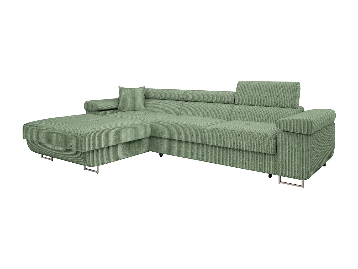 Canapé d'angle Comfivo Vinetum II, Vert, Disponible, 280x170x70cm