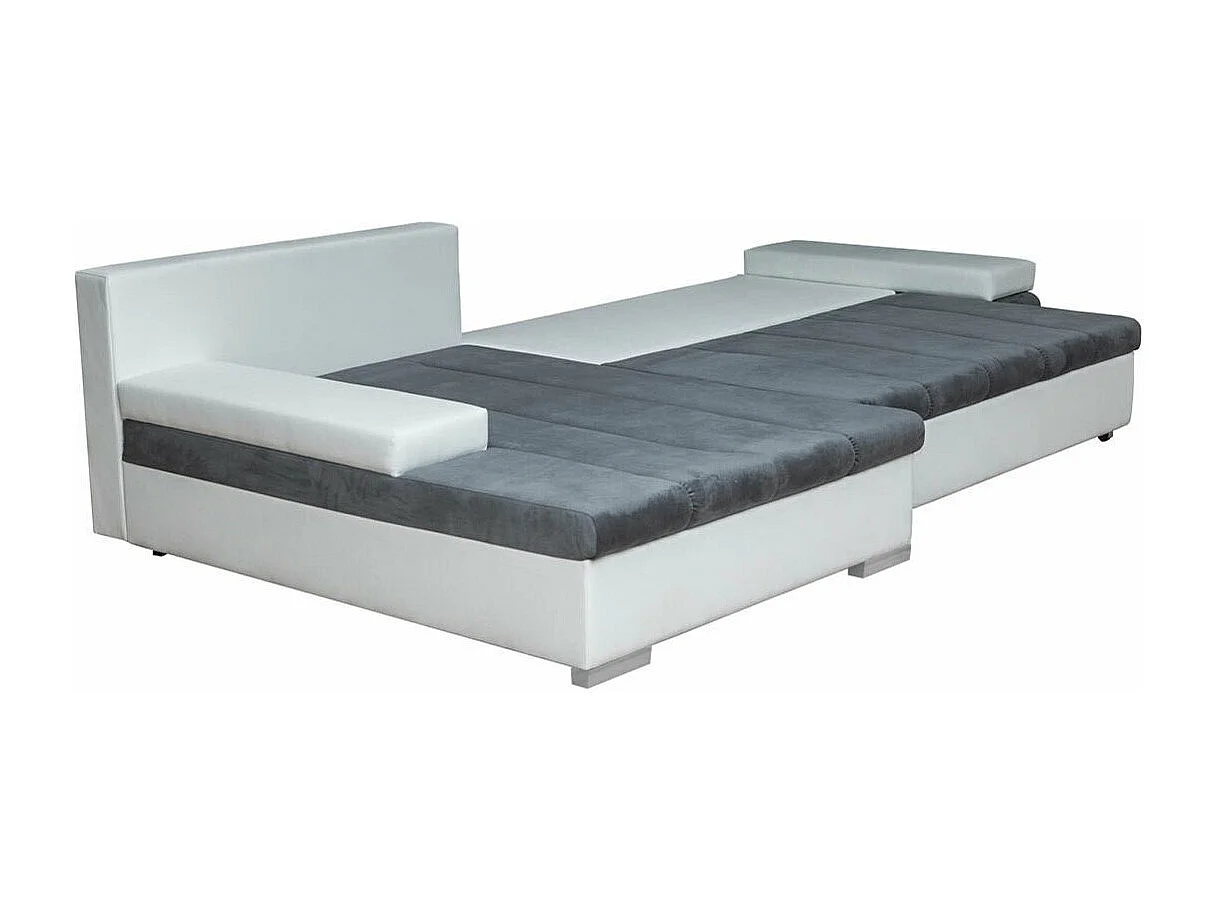 Sofá de canto Comfivo 169, Castanho claro, Funcionalidade de dormir