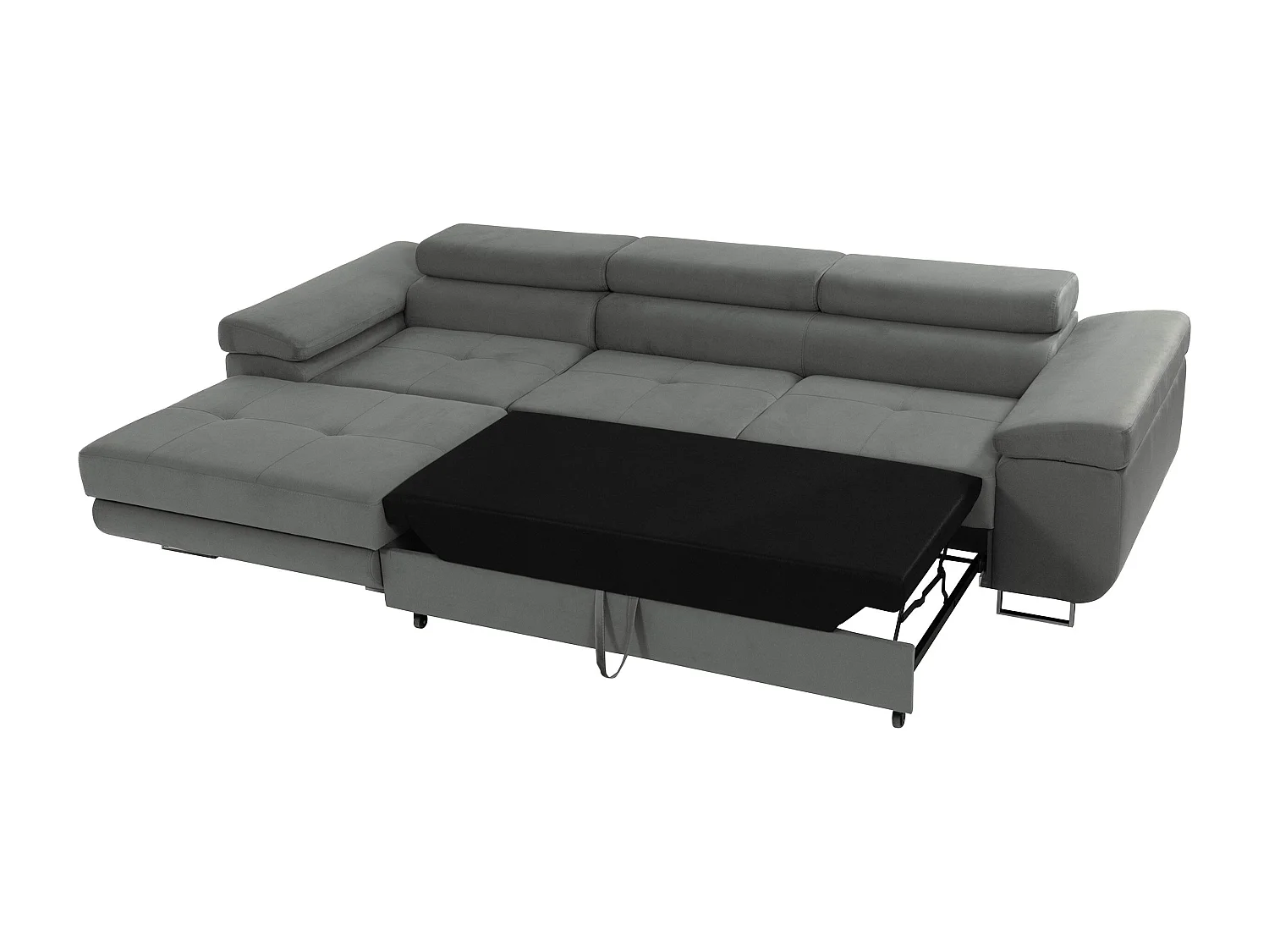 Sofá rinconero Comfivo Vinetum II, Crema, Función de descanso, Almacenaje, 280x170x70cm