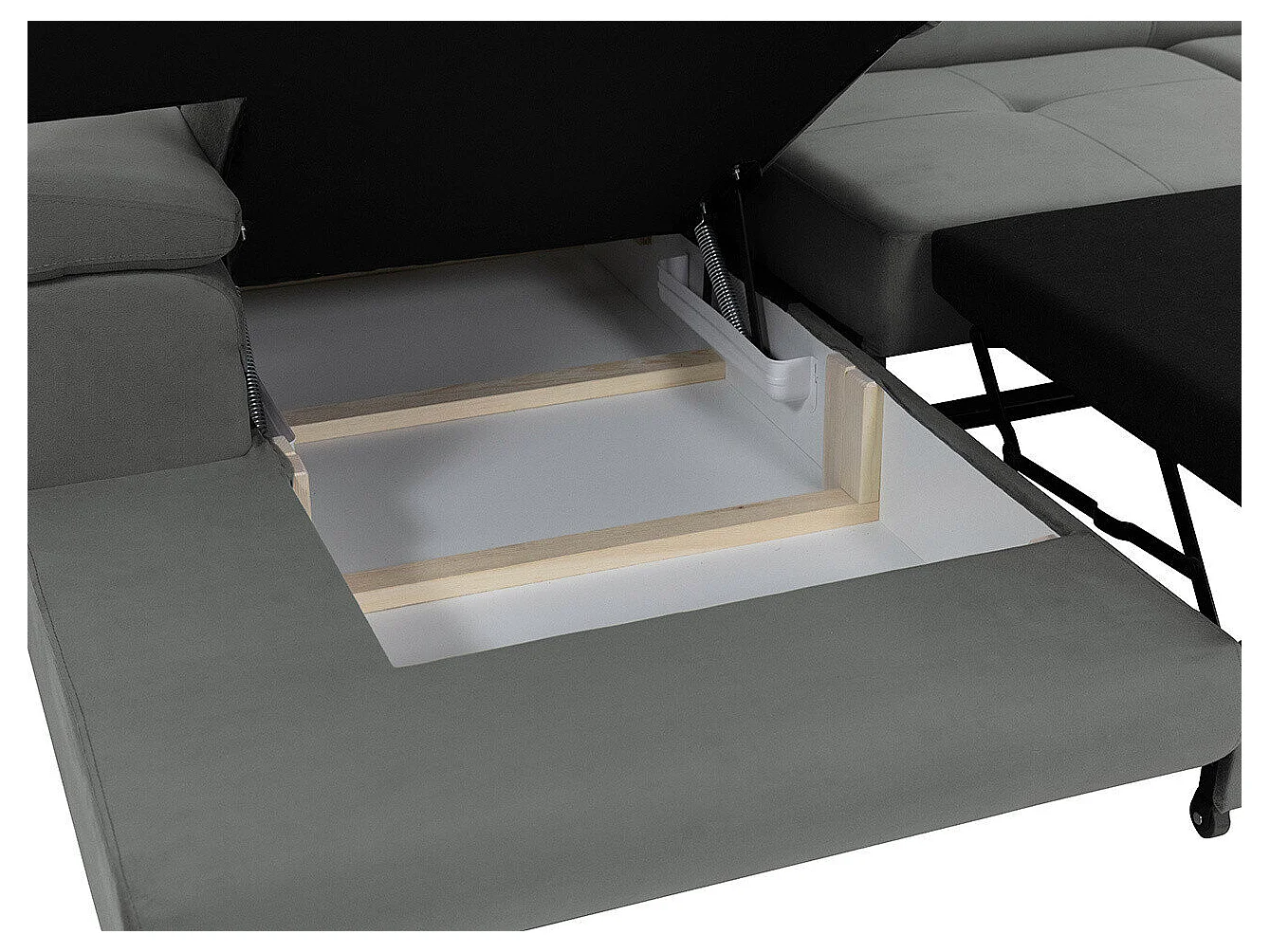 Divano angolare Comfivo Eliferu 102, Verde, Con, 280x170x70cm