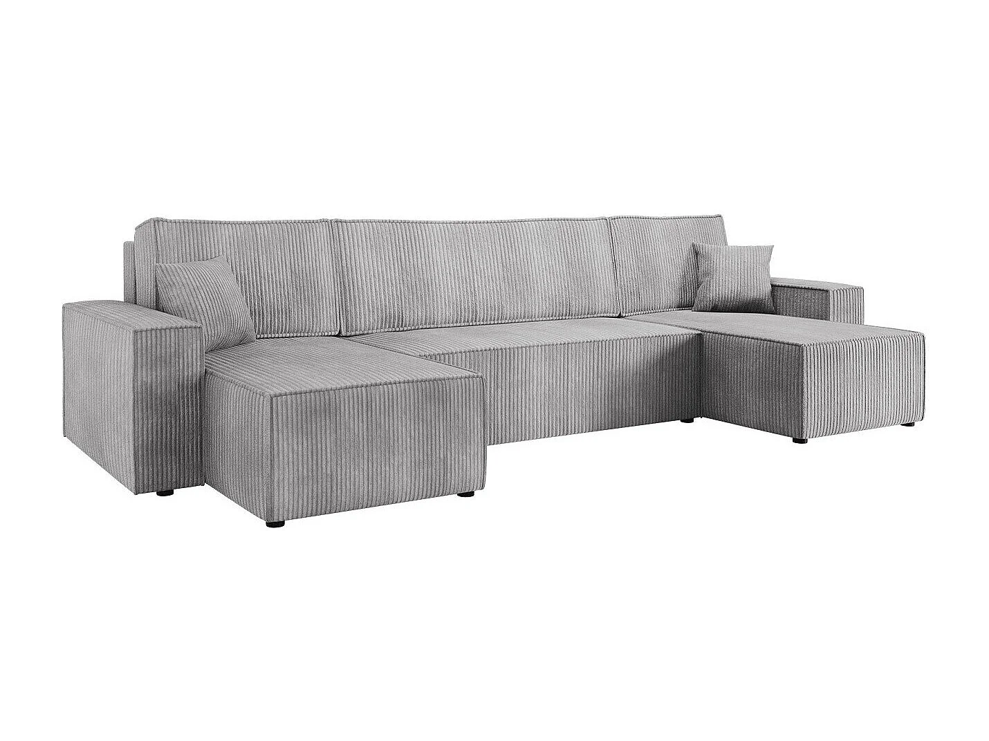 Sofá de canto Shelton 101, Cinzento, Funcionalidade de dormir