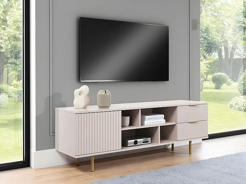 Mueble TV Providence U105, Cachemira, 150x52x41cm