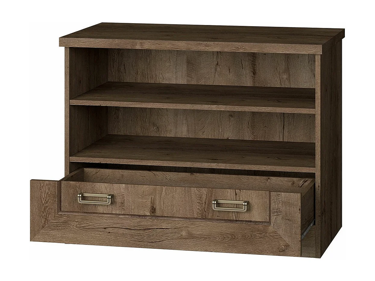 Meuble TV Lircava 118, Chêne de Lefkas, Nombre de tiroirs: 1, 88x70x50cm