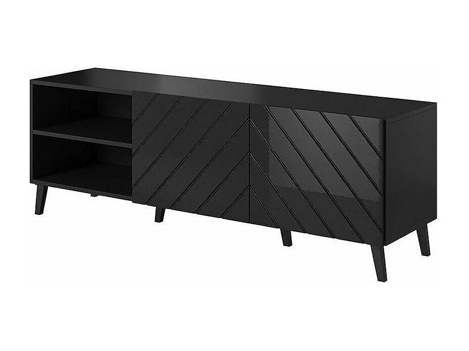 Mesa para TV Charlotte 144, O número de portas: 2, 150x52x42cm